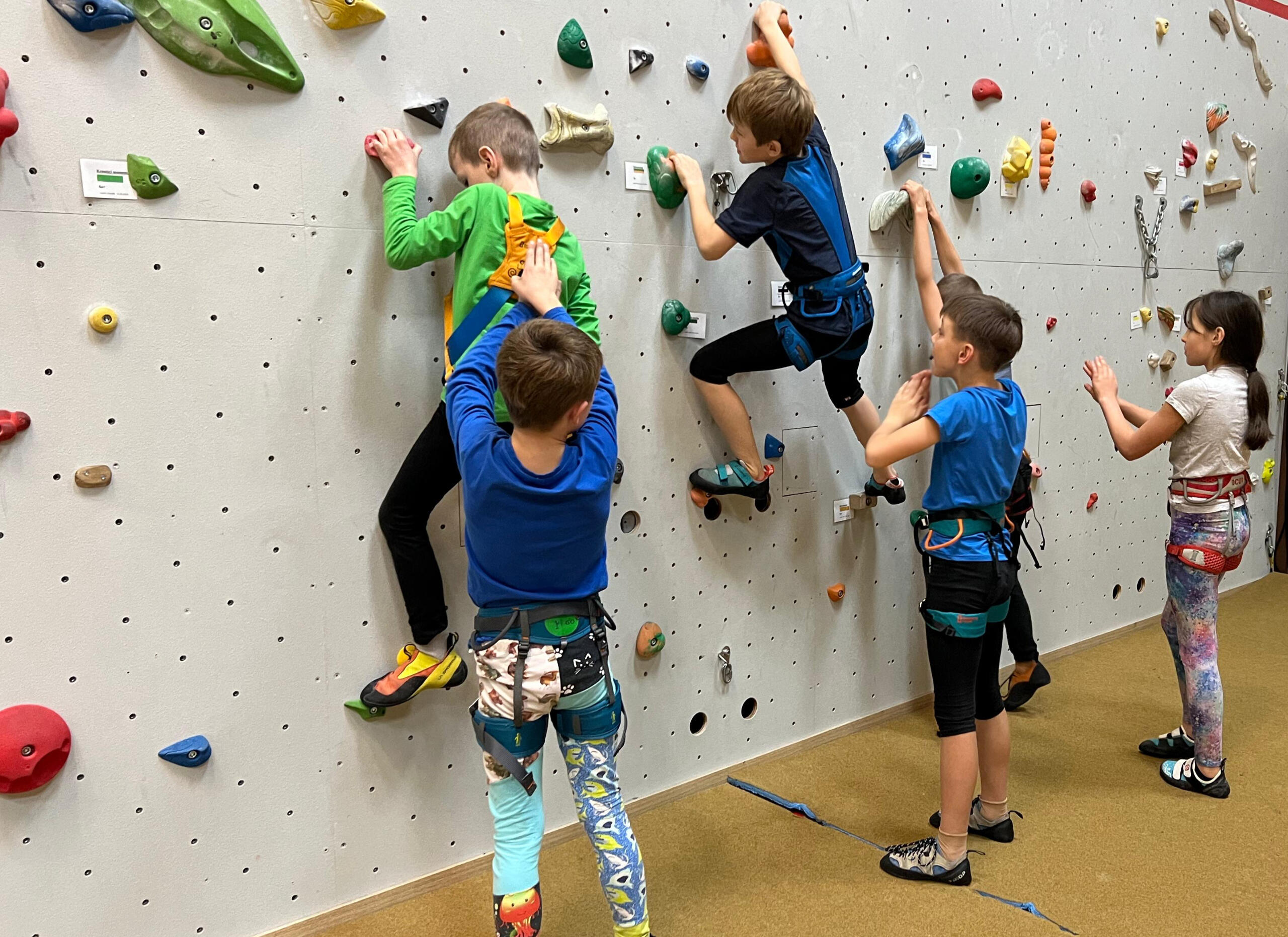 Lezecký kroužek Ještěrky v akci Lezecký kroužek Ještěrky v akci